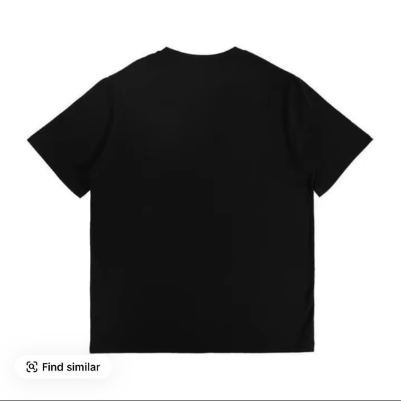 Black Graphic T-Shirt with Jesus Print 100% Cotton - Picture 2 of 5